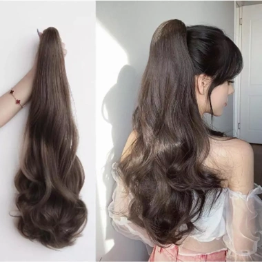 Kẹp tóc giả đuôi ngựa 40cm xoăn sóng lông tơ vô hình, thời trang nữ, mở rộng, dùng hàng ngày - giá 39.600 VND 5 Kẹp tóc giả đuôi ngựa 40cm xoăn sóng lông tơ vô hình, thời trang nữ, mở rộng, dùng hàng ngày - giá 39.600 VND 5