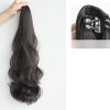 Kẹp tóc giả đuôi ngựa 40cm xoăn sóng lông tơ vô hình, thời trang nữ, mở rộng, dùng hàng ngày - giá 39.600 VND 7