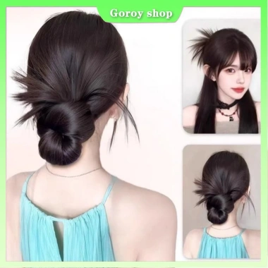 Kẹp tóc giả lông vũ tự nhiên cho nữ – Đuôi ngựa thấp, giá 43.000đ, nhẹ và bền 6