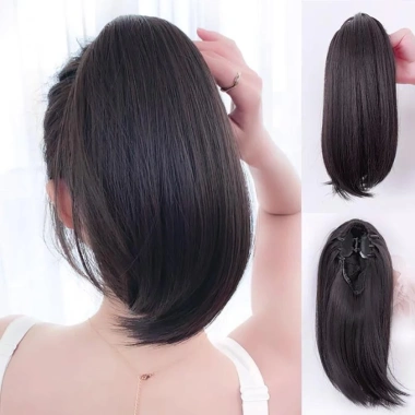 Kẹp tóc giả lông xoăn hơi cong cho phụ nữ - Giá ưu đãi 55.833 VND, giảm mạnh 2