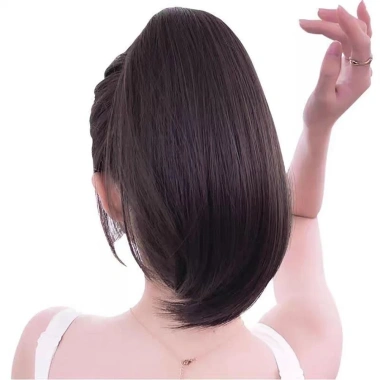Kẹp tóc giả lông xoăn hơi cong cho phụ nữ - Giá ưu đãi 55.833 VND, giảm mạnh 7
