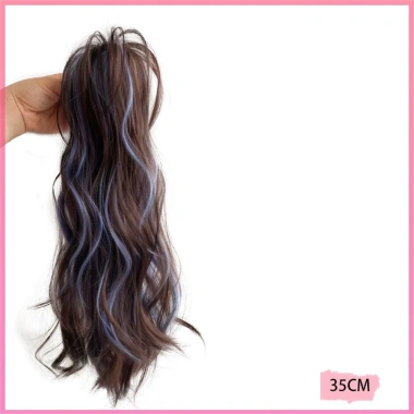 Kẹp Tóc Giả Nữ Màu Nổi Bật, Lông Tơ Mềm Mại, Dùng Hàng Ngày, Giá Chỉ 39.600₫ 7