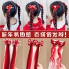 Kẹp tóc giả tết cho bé Đầu tóc màu rực rỡ, siêu bền, dễ đeo, giá chỉ 32.000đ
