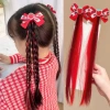 Kẹp tóc giả tết cho bé Đầu tóc màu rực rỡ, siêu bền, dễ đeo, giá chỉ 32.000đ 3