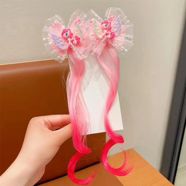 Kẹp tóc giả tết cho bé Đầu tóc màu rực rỡ, siêu bền, dễ đeo, giá chỉ 32.000đ 9 Kẹp tóc giả tết cho bé Đầu tóc màu rực rỡ, siêu bền, dễ đeo, giá chỉ 32.000đ 9