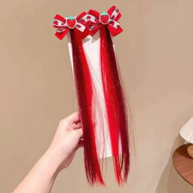 Kẹp tóc giả tết cho bé Đầu tóc màu rực rỡ, siêu bền, dễ đeo, giá chỉ 32.000đ 10 Kẹp tóc giả tết cho bé Đầu tóc màu rực rỡ, siêu bền, dễ đeo, giá chỉ 32.000đ 10