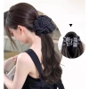 Kẹp Tóc Giả Tự Nhiên Nơ Xoăn, Kiểu Bện Đuôi Ngựa Mềm Mại - Giá 81.400 VND 6