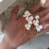 Kẹp tóc handmade 6 chiếc chữ U ngọc trai và hoa gốm - Phù hợp tiệc cưới lễ hội, giá ưu đãi 138.780 VND 10