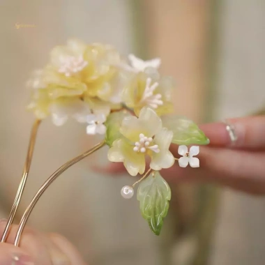Kẹp tóc handmade kim loại Trung Hoa Hanfu Phụ kiện tóc đẹp mắt giá ưu đãi 65.664₫
