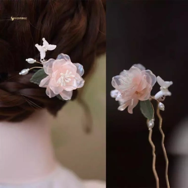 Kẹp tóc handmade kim loại Trung Hoa Hanfu Phụ kiện tóc đẹp mắt giá ưu đãi 65.664₫
