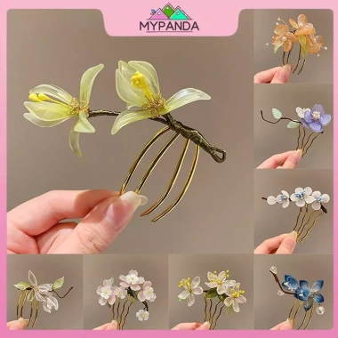 Kẹp tóc hình chữ U màu xám hoa sườn – Phong cách Trung Hoa cổ điển, phụ kiện Hanfu sang trọng 7 Kẹp tóc hình chữ U màu xám hoa sườn – Phong cách Trung Hoa cổ điển, phụ kiện Hanfu sang trọng 7
