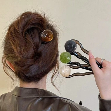 Kẹp Tóc Hình Chữ U Nữ - Đệm Bún và Updo Đẹp, Giá 27.864 VND (Giảm 33%)