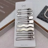 Kẹp tóc hình học kim loại bạc 8 chiếc - teen, giao nhanh, giá 37.400₫ 5