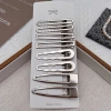 Kẹp tóc hình học kim loại bạc 8 chiếc - teen, giao nhanh, giá 37.400₫ 6
