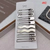 Kẹp tóc hình học kim loại bạc 8 chiếc - teen, giao nhanh, giá 37.400₫ 9