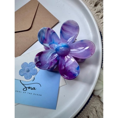 Kẹp tóc Hoa đa màu phong cách Hàn Quốc xinh xắn phù hợp mọi outfit, giảm giá 20k 5