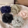 Kẹp tóc hoa hồng ngọt ngào cho cô gái - phụ kiện bun, đuôi ngựa thời trang 9