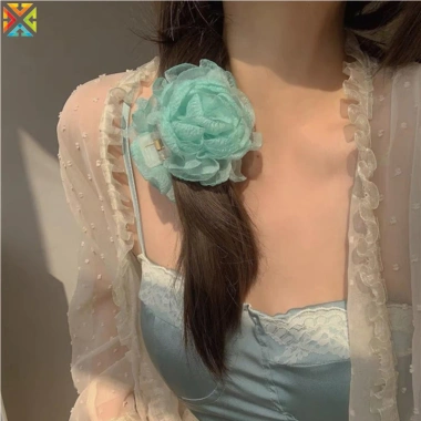 Kẹp tóc hoa hồng phong cách ngày lễ phụ kiện thời trang, chỉ 54.080₫