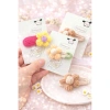 Kẹp tóc hoa len năm cánh handmade pastel Hàn Quốc - xinh xắn, giá 15.000 VND 5
