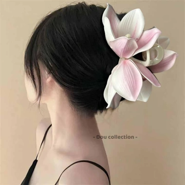 Kẹp Tóc Hoa Ly Đa Màu KT106 Dễ phối áo dài, chụp ảnh lễ tết phong cách Hàn Quốc 9