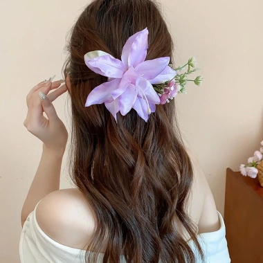 Kẹp tóc hoa thời trang đa năng cho nữ, phong cách kỳ nghỉ, giá ưu đãi 29.140₫ 2