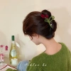 Kẹp Tóc Hoa Tulip và Cá Mập Nhung Siêu Lớn Phong Cách Hàn Quốc Dành Cho Nữ 9