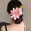 Kẹp tóc hoa unisex nụ hoa nhỏ xinh, dây nhẹ, áo dài chụp ảnh lễ tết - 20.000đ 7