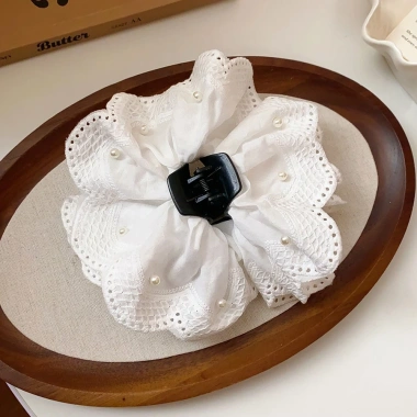 Kẹp tóc hoa vải nhẹ sang trọng - Phụ kiện thời trang tinh tế, giảm giá 20% 2