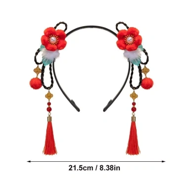 Kẹp Tóc HYCEO Vòng Tóc Tua Rua Hanfu Hoa Phong Cách Bện, Phù Hợp Lễ Hội Truyền Thống, Giá 84.240₫