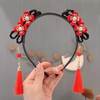 Kẹp Tóc HYCEO Vòng Tóc Tua Rua Hanfu Hoa Phong Cách Bện, Phù Hợp Lễ Hội Truyền Thống, Giá 84.240₫