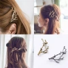 Kẹp Tóc Kim Loại Cây Nhánh Vàng Bạc Bobby Pin SBS Phù Hợp Nữ Giá 39.312₫