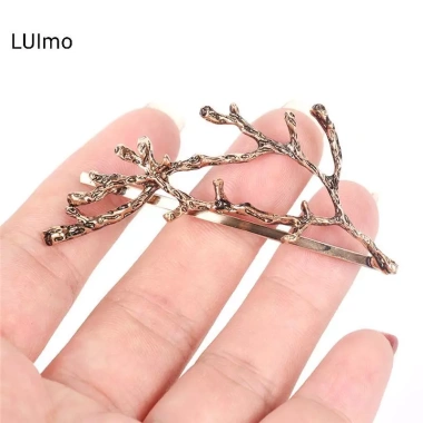Kẹp Tóc Kim Loại Cây Nhánh Vàng Bạc Bobby Pin SBS Phù Hợp Nữ Giá 39.312₫ 4