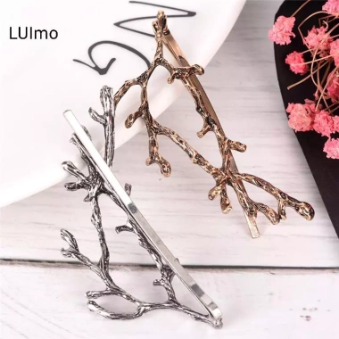 Kẹp Tóc Kim Loại Cây Nhánh Vàng Bạc Bobby Pin SBS Phù Hợp Nữ Giá 39.312₫ 5