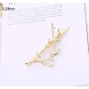 Kẹp Tóc Kim Loại Cây Nhánh Vàng Bạc Bobby Pin SBS Phù Hợp Nữ Giá 39.312₫ 9