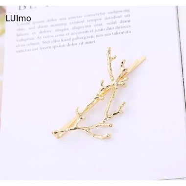 Kẹp Tóc Kim Loại Cây Nhánh Vàng Bạc Bobby Pin SBS Phù Hợp Nữ Giá 39.312₫ 9