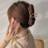 Kẹp tóc kim loại cỡ lớn màu vàng bạc phong cách Hàn Quốc - Giá ưu đãi 24.999đ 4