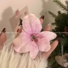 Kẹp tóc lan nhung pastel nhẹ nhàng phong cách Hàn Quốc cho nữ xinh giá 25.000 VND 6