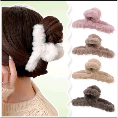 Kẹp tóc lông Hàn Quốc 13cm - Siêu bền, giữ tóc chắc, Giá ưu đãi 20.000₫ 7