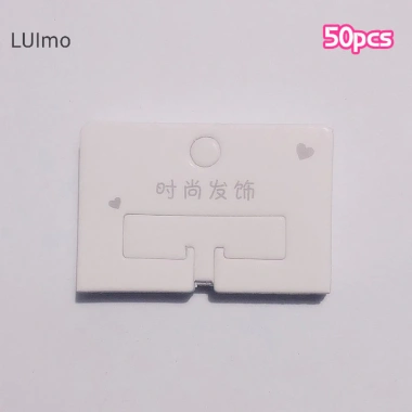 Kẹp tóc Luimo 50 chiếc - Thiết kế đơn giản, bao bì thẻ giấy, phụ kiện thời trang, giá chỉ 42.240₫