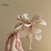 Kẹp tóc Luimo Hàn Quốc dạng U, cổ voan hoa ngọc trai, phong Trung Hoa, 29,592₫ 7