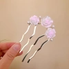 Kẹp tóc lược 4 răng hạt hoa hồng - Thiết kế đặc biệt cho mặt sau đầu, giảm giá 20% chỉ 40.678đ 7