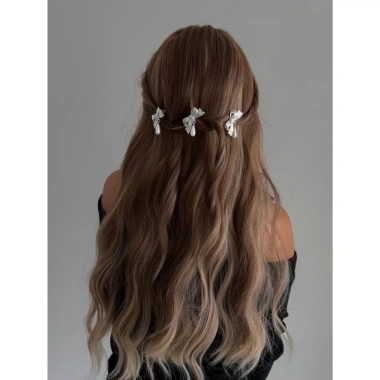 Kẹp Tóc Mạ Vàng Nữ Tính - Hình Sao Biển, Vỏ Sò, Trái Tim, Nơ - Giá 39.900₫