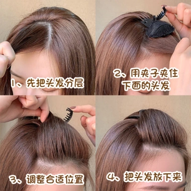Kẹp tóc mái giả vô hình đính đá xinh xắn cho nữ - giá 37.692đ giảm mạnh 7