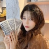 Kẹp tóc mái ngang màu đen thiết kế đơn giản cho nữ - Giá chỉ 46.062 VND, giảm mạnh 5