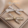 Kẹp tóc mái nữ Eleanor 4.431 hình nơ đính đá Hàn Quốc - Giá chỉ 56.500₫
