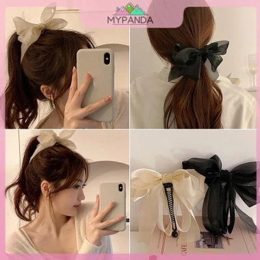 Kẹp tóc MYPANDA thời trang ruy băng nơ chuối - Phụ kiện tóc nữ đẹp, giảm giá 44.064đ 5