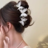 Kẹp tóc ngọc trai hình bướm đa năng - Phụ nữ thanh lịch, giá chỉ 34.617 9