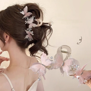 Kẹp tóc ngọc trai hình bướm đa năng - Phụ nữ thanh lịch, giá chỉ 34.617 10 Kẹp tóc ngọc trai hình bướm đa năng - Phụ nữ thanh lịch, giá chỉ 34.617 10