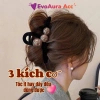 Kẹp tóc ngọc trai nhung 8-13cm mẫu cá mập lớn sang trọng giảm giá 22%