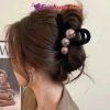 Kẹp tóc ngọc trai nhung 8-13cm mẫu cá mập lớn sang trọng giảm giá 22% 9